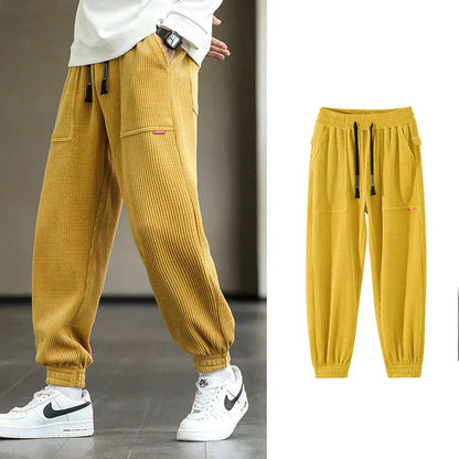 Stijlvolle corduroy joggingbroek