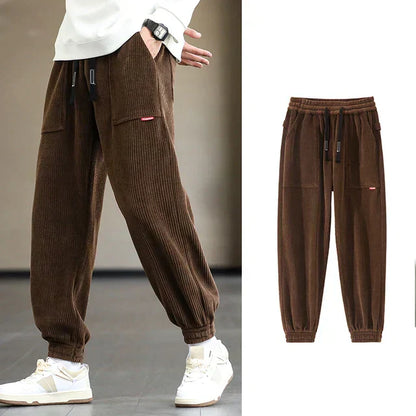 Stijlvolle corduroy joggingbroek