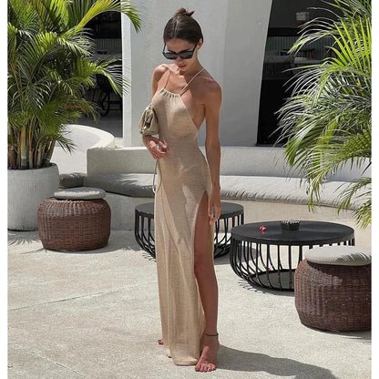 Elegante doorschijnende jurk