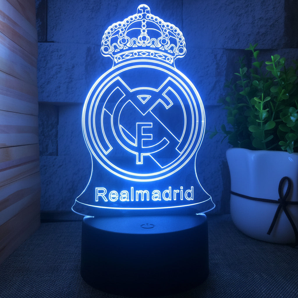 Voetbal 3D Illusie LED-Lamp - Nachtlampje - Cadeau Sfeerlicht
