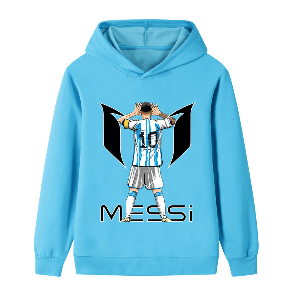 Lionel Messi Voetbal Hoodie Kinderen - Cool Design