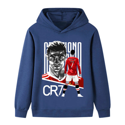 Cristiano Ronaldo Voetbal Hoodie Kinderen - Manchester United - Zacht