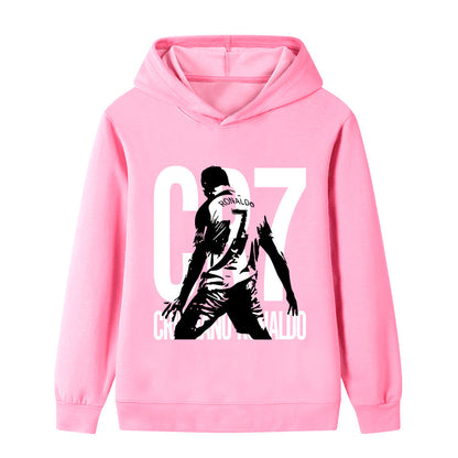 Cristiano Ronaldo Voetbal Hoodie Kinderen - Sportief
