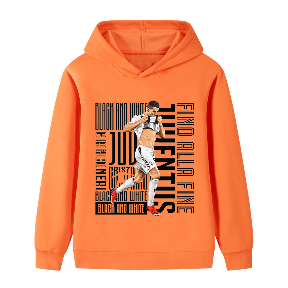 Ronaldo Voetbal Hoodie Kinderen - Juventus - Zacht