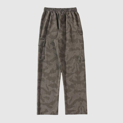 Casual cargobroek in camouflagepatroon