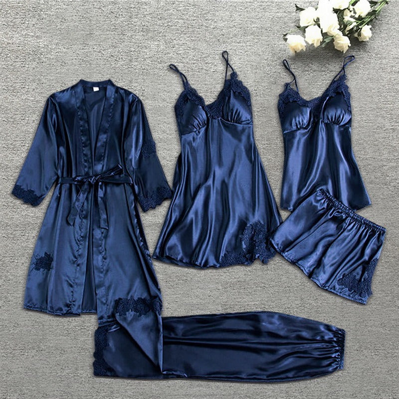 Louisa | Satijnen pyjamaset
