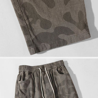 Casual cargobroek in camouflagepatroon