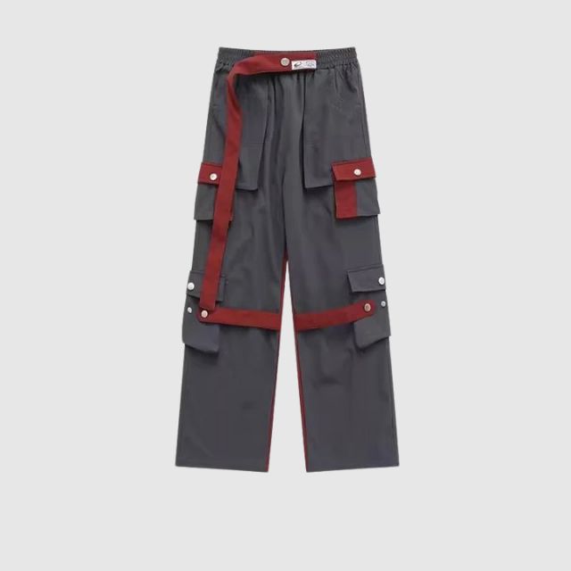 Cargo broek met verstelbare riemen