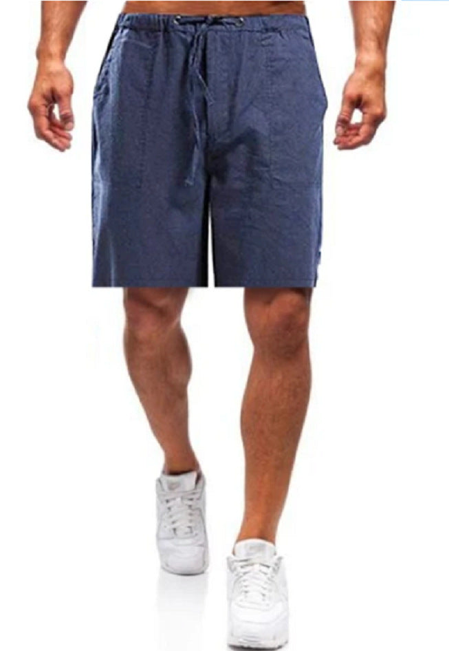 Linnen herenshorts in grote maten