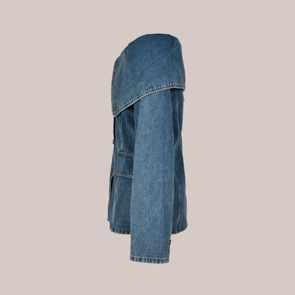 Stijlvol denim jack met knoopdetails