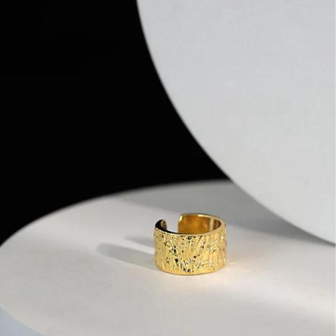 Oorbellen met structuur