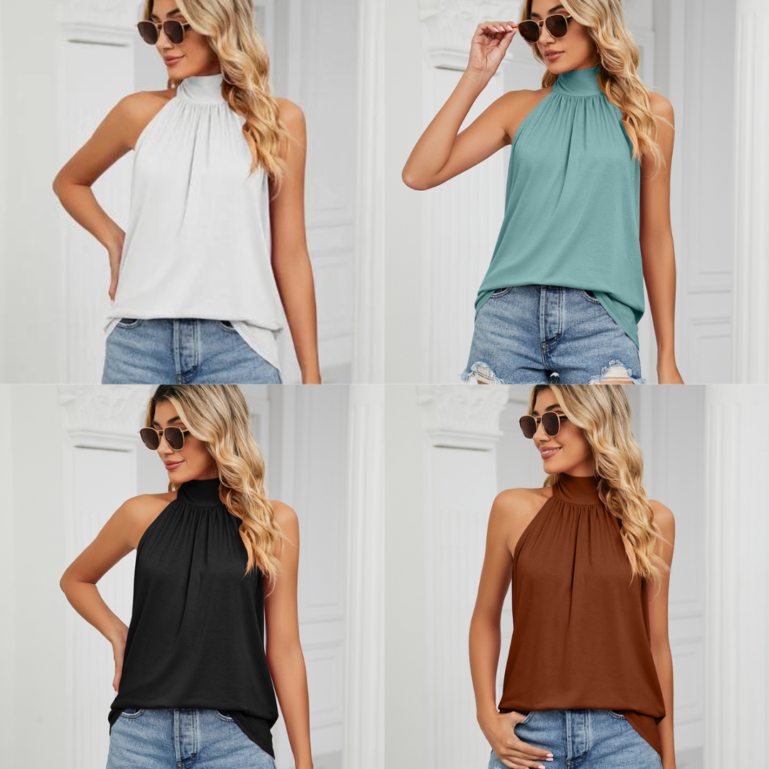 Glamoureuze chiffon blouse