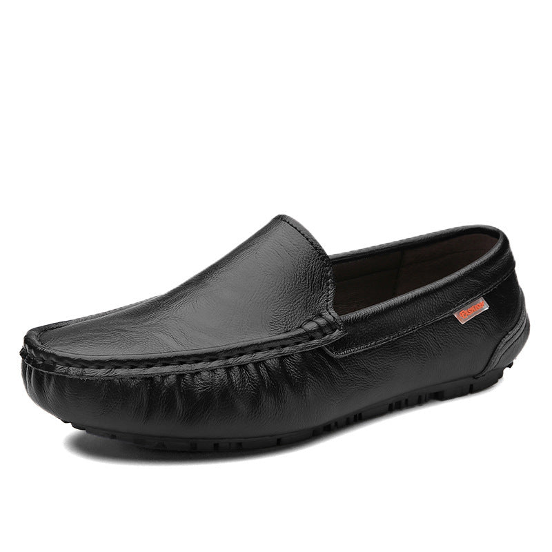 Designer leren loafers in Britse stijl Loafers