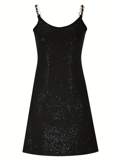 Glitterjurk met ringdrager