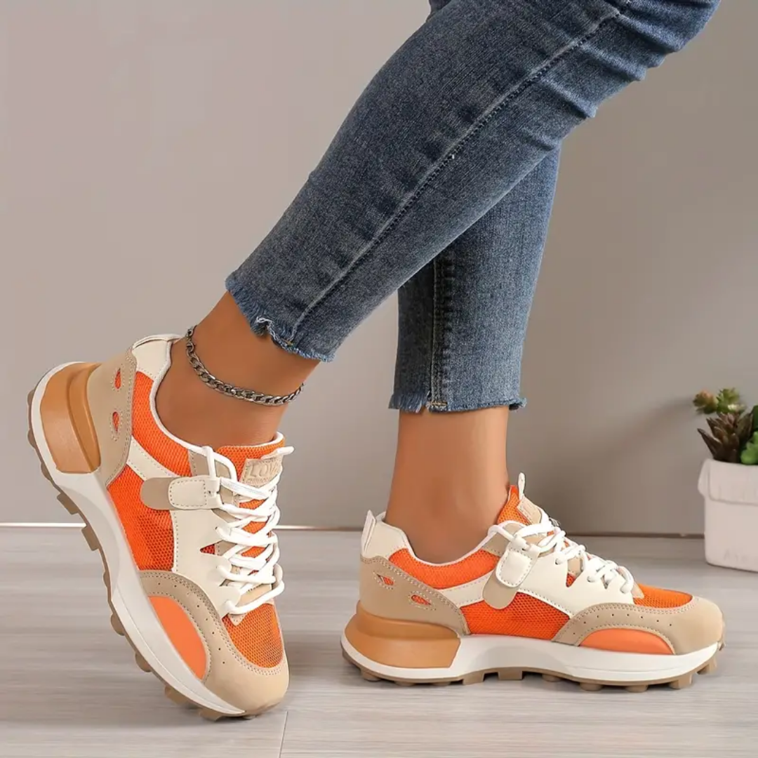 Casual Dames Kleurblok Sneakers