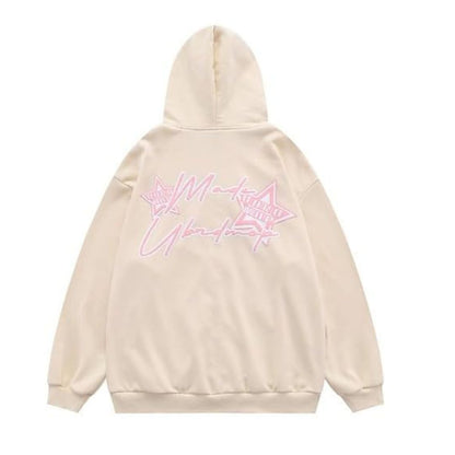 Oversized hoodie met grafische print