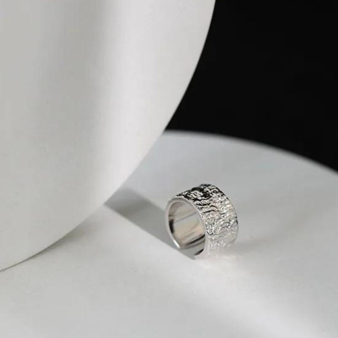 Oorbellen met structuur