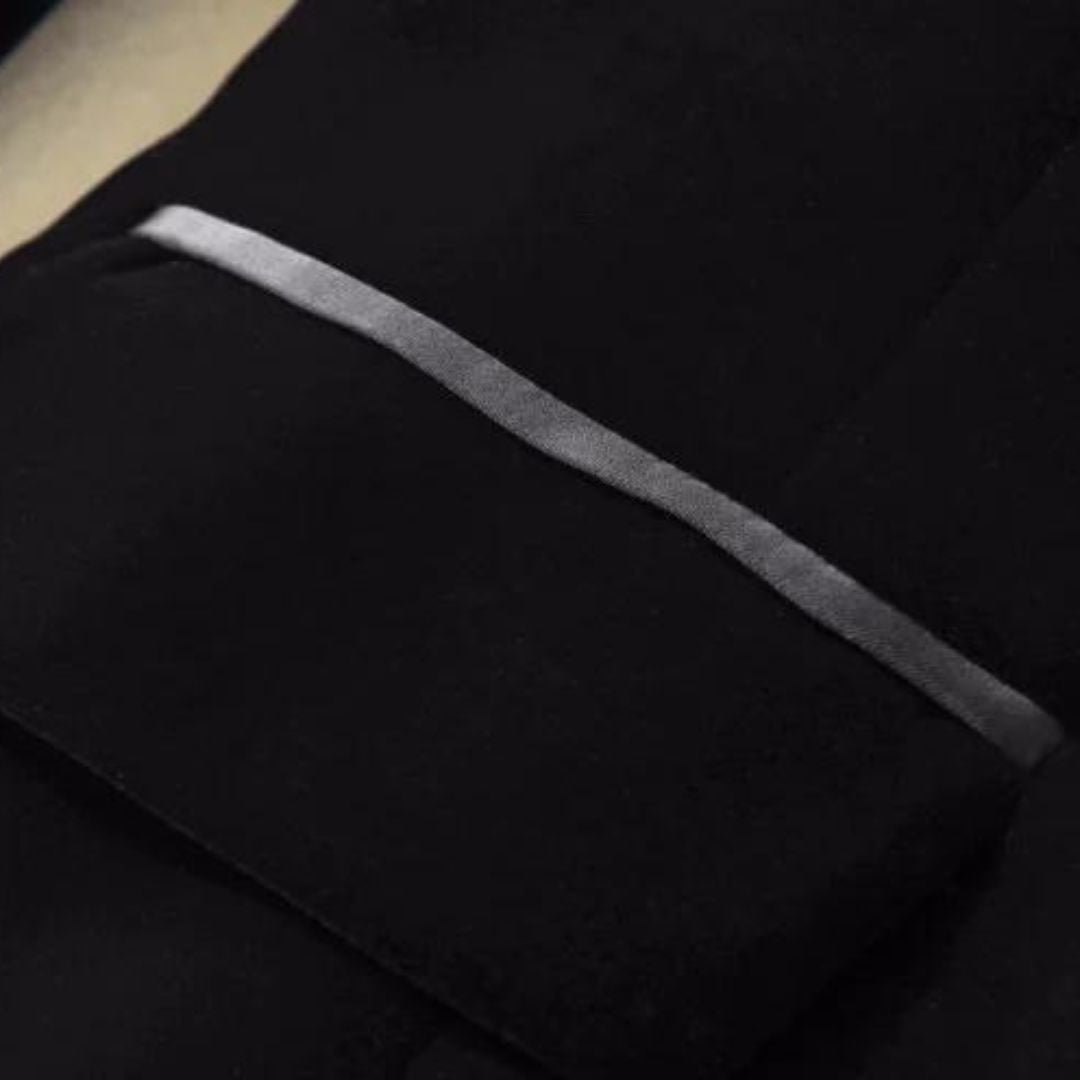 Fluwelen smokingblazer met satijnen revers