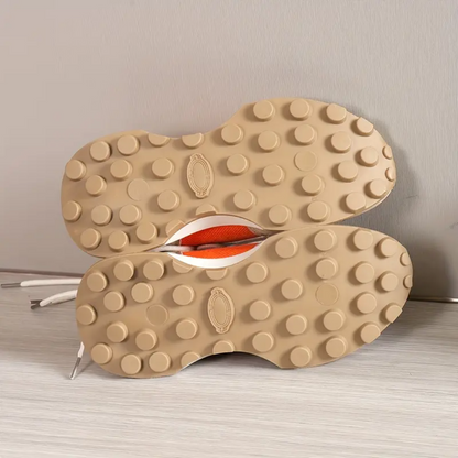 Oranje gekleurde schoenen