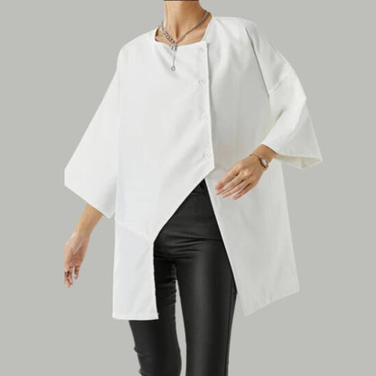 Stijlvolle asymmetrische blouse