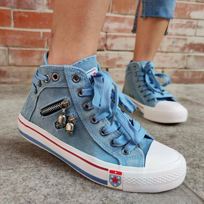 Comfortabele canvas sneakers