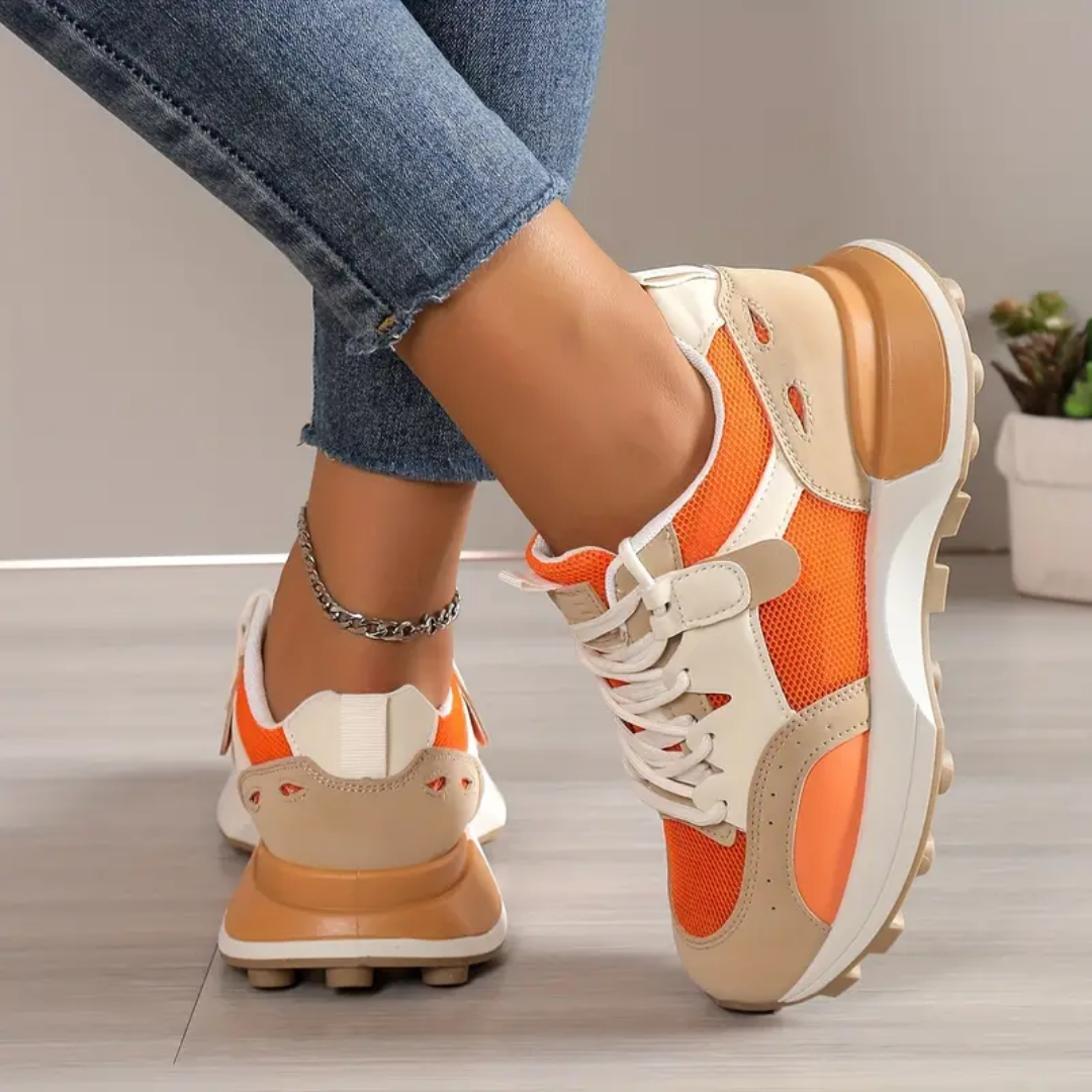 Casual Dames Kleurblok Sneakers