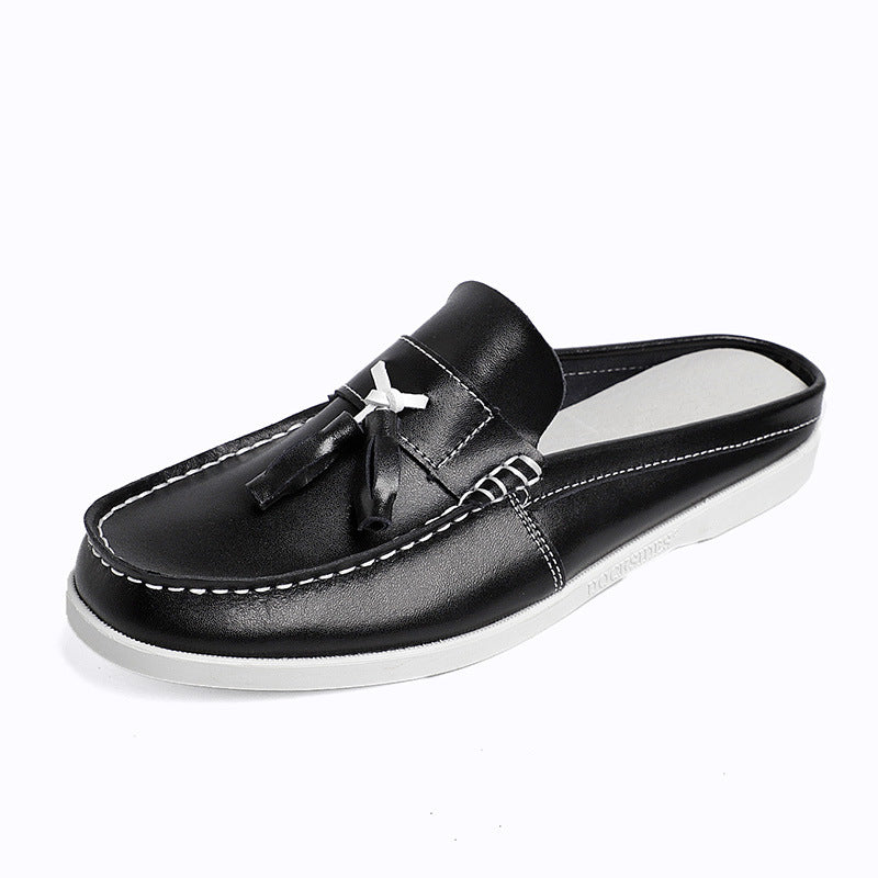 Designer Loafers Casual halve teen schoenen