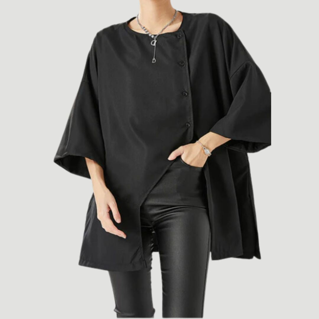 Stijlvolle asymmetrische blouse