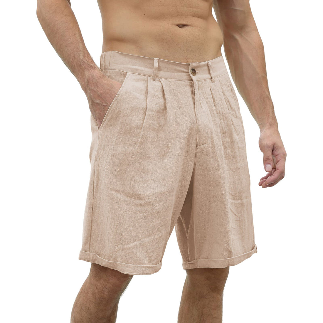 Linnen zomershorts voor mannen