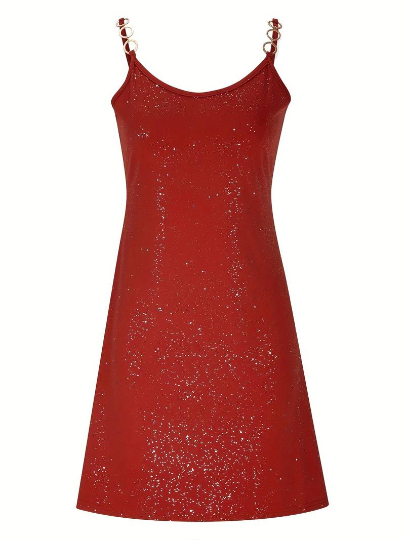 Glitterjurk met ringdrager
