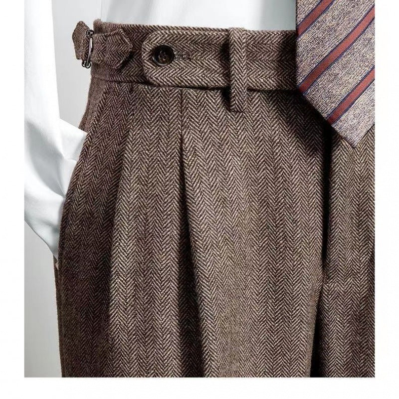 Herenpantalon in tweed