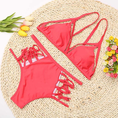 Bikini met meerdere strings