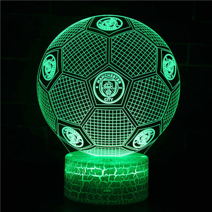 Voetbal 3D Illusie LED-Lamp - Nachtlampje - Sfeerlicht