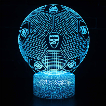 Voetbal 3D Illusie LED-Lamp - Nachtlampje - Sfeerlicht