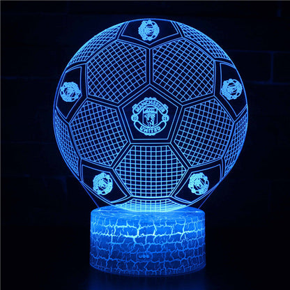 Voetbal 3D Illusie LED-Lamp - Nachtlampje - Sfeerlicht