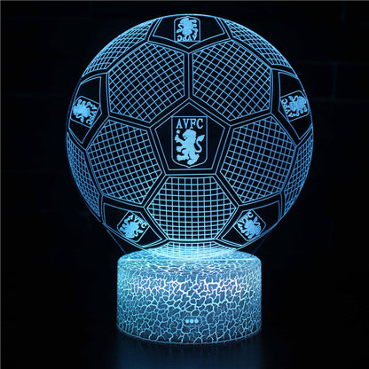 Voetbal 3D Illusie LED-Lamp - Nachtlampje - Sfeerlicht