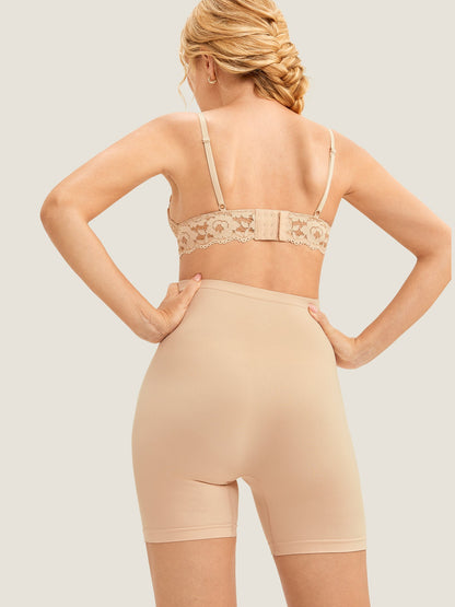 Zwangerschapsshort met hoge taille – naadloze shapewear short voor zwangeren