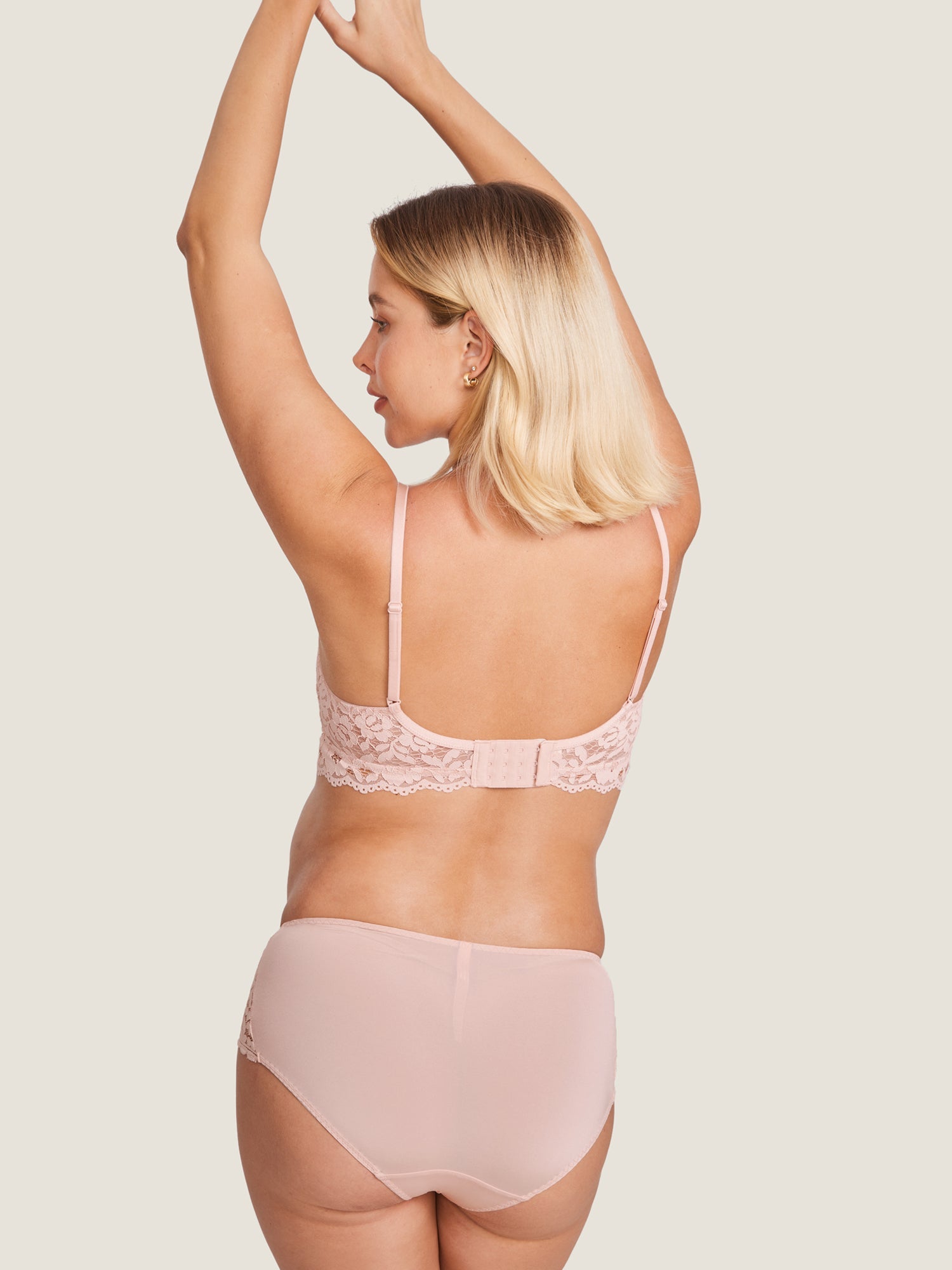 Voedingsbeha van kant met extra steun – voedingsbralette zonder beugel