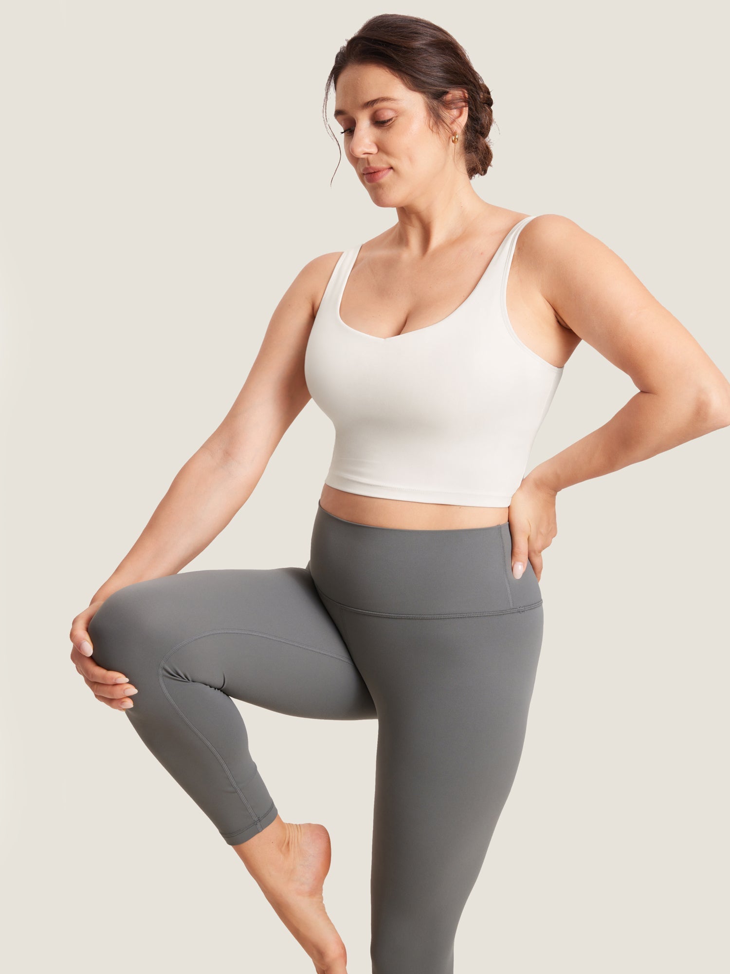 Voedingstop als croptop – Natrelax® voedingshemd met pads