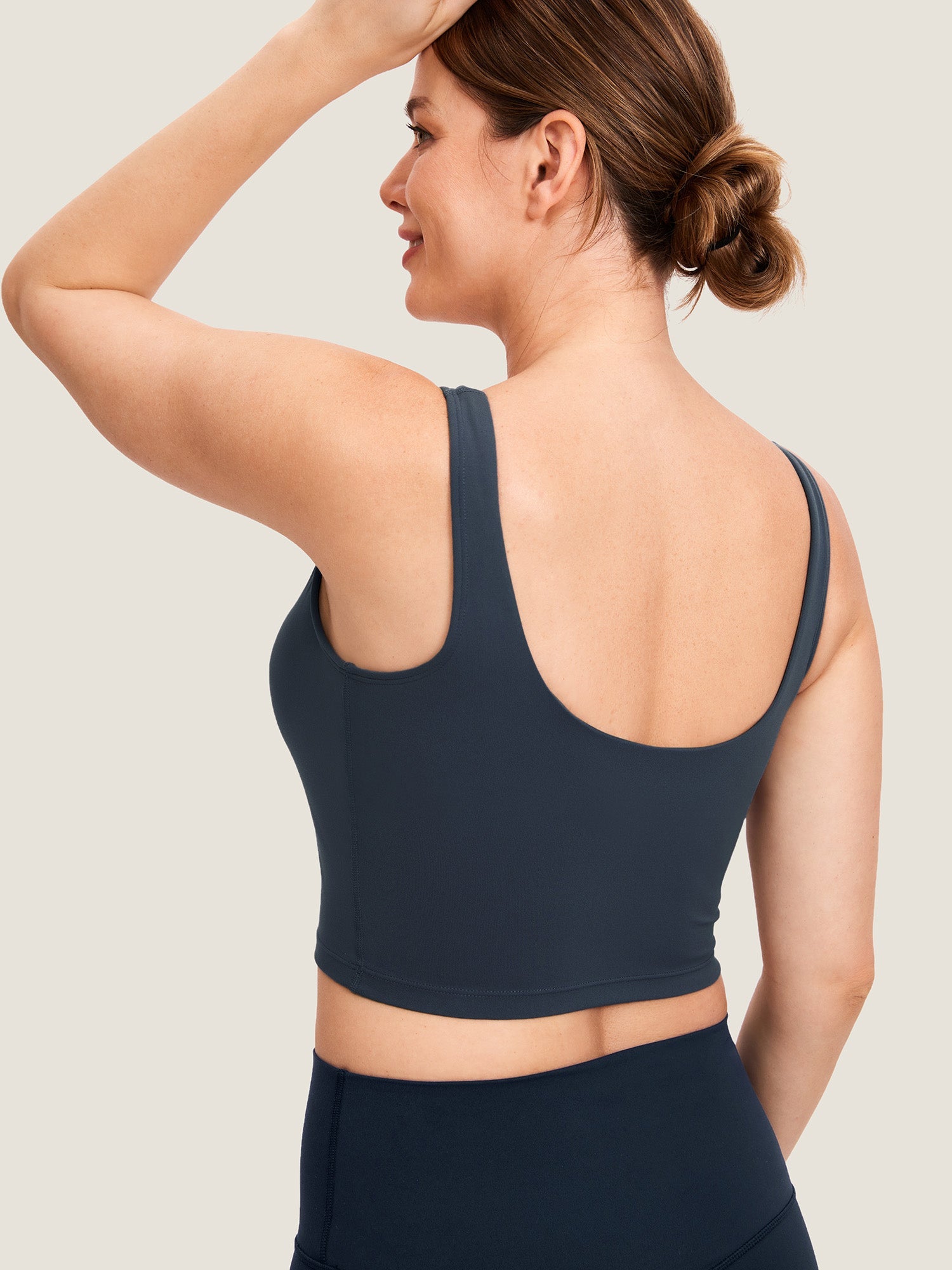 Voedingstop als croptop – Natrelax® voedingshemd met pads