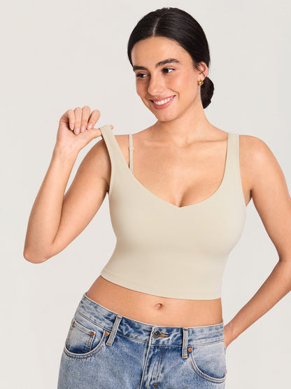 Voedingstop als croptop – Natrelax® voedingshemd met pads