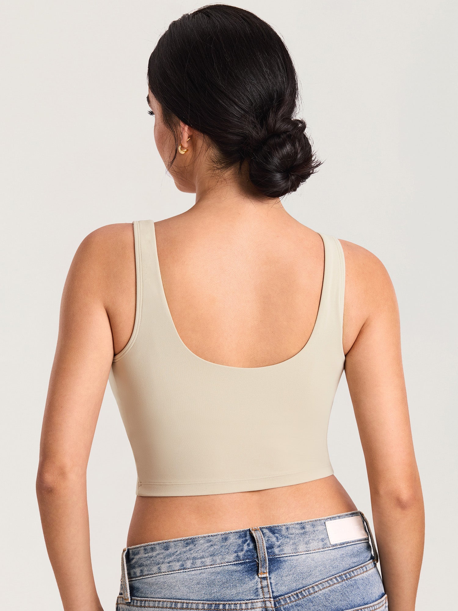 Voedingstop als croptop – Natrelax® voedingshemd met pads