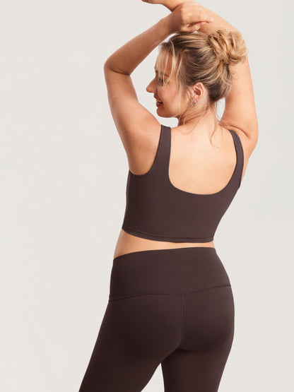 Voedingstop als croptop – Natrelax® voedingshemd met pads