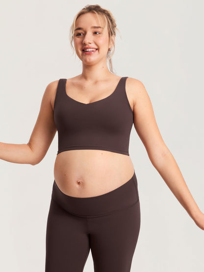 Voedingstop als croptop – Natrelax® voedingshemd met pads