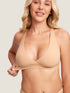 Voedingsbeha met racerback en overslag – naadloze bralette Inbarely® – Warm beige