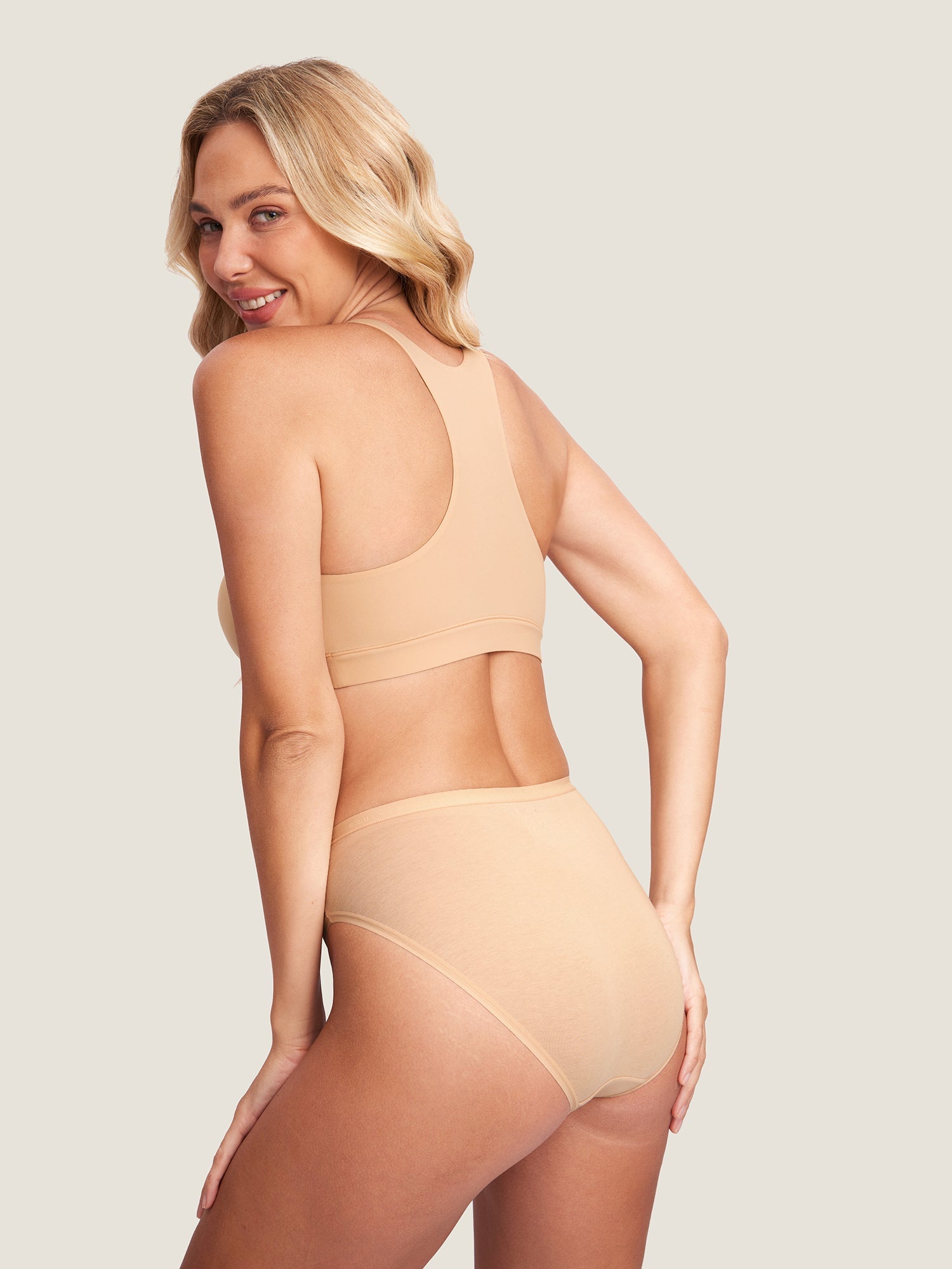 Voedingsbeha met racerback en overslag – naadloze bralette Inbarely®