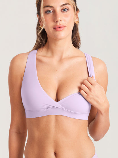 Voedingsbeha met racerback en overslag – naadloze bralette Inbarely®