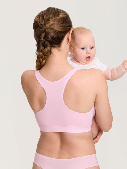 Voedingsbeha met racerback en overslag – naadloze bralette Inbarely®