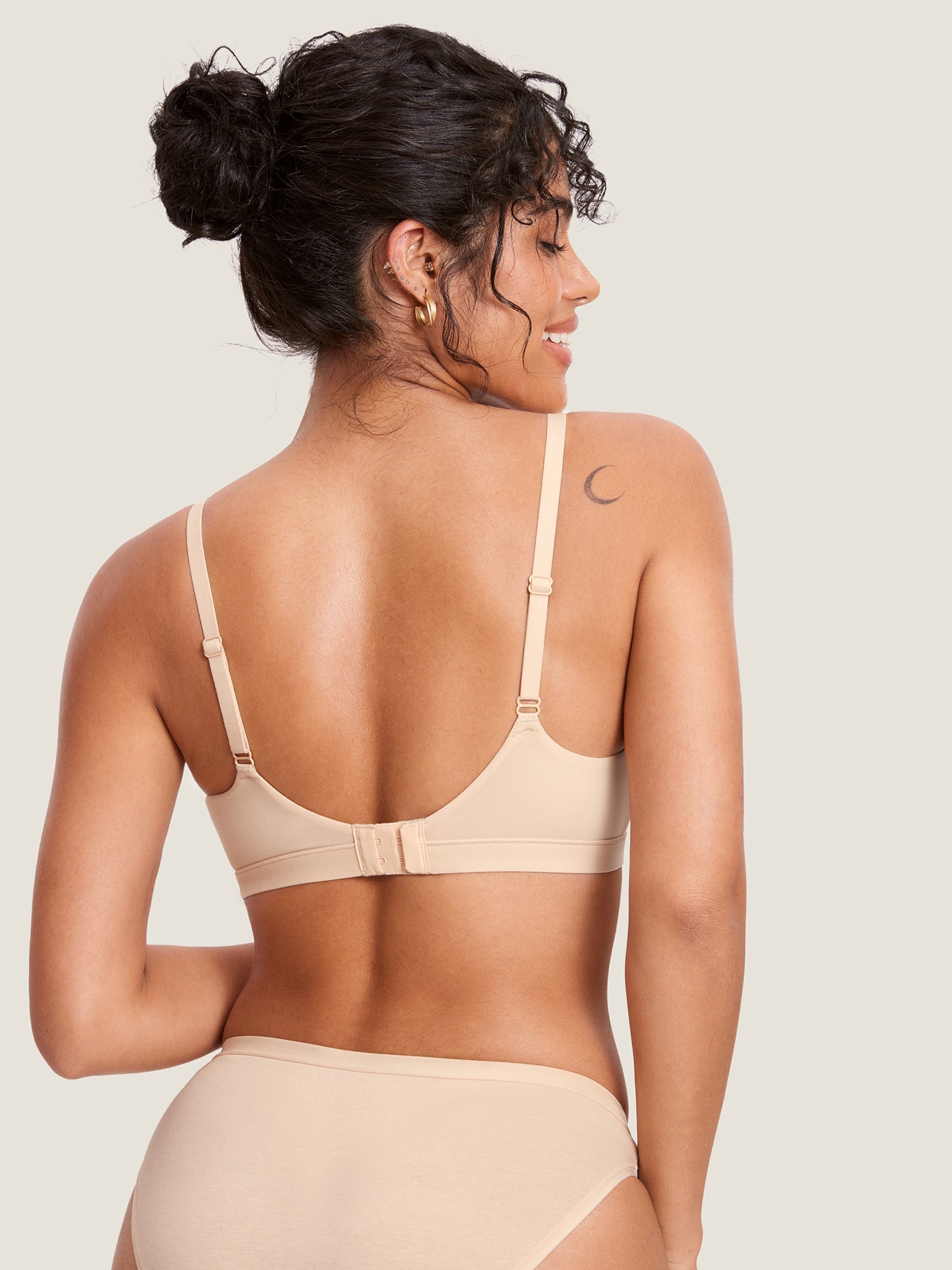 Naadloze voedingsbeha met ronde hals – Inbarely® bralette zonder beugel