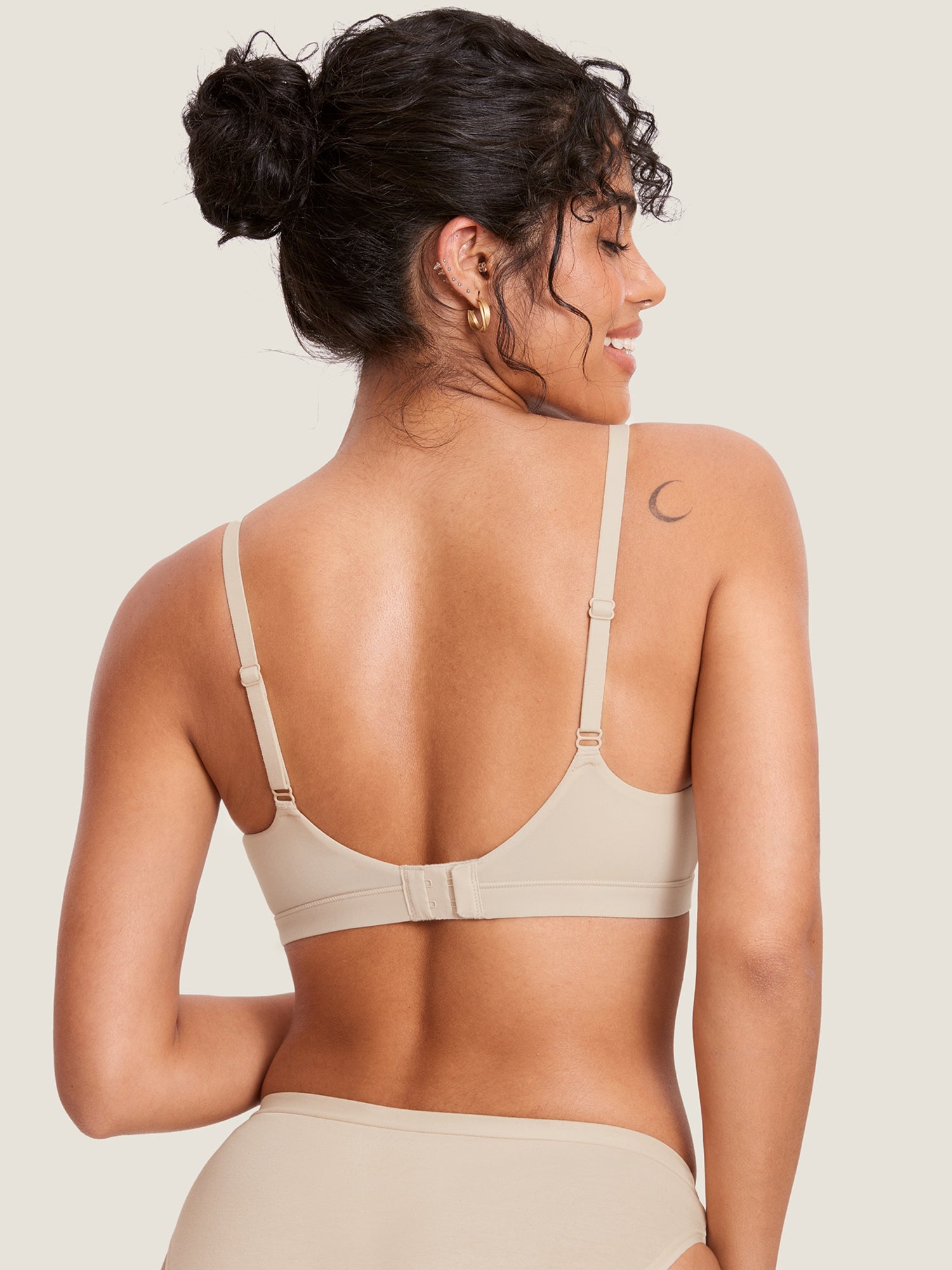 Naadloze voedingsbeha met ronde hals – Inbarely® bralette zonder beugel